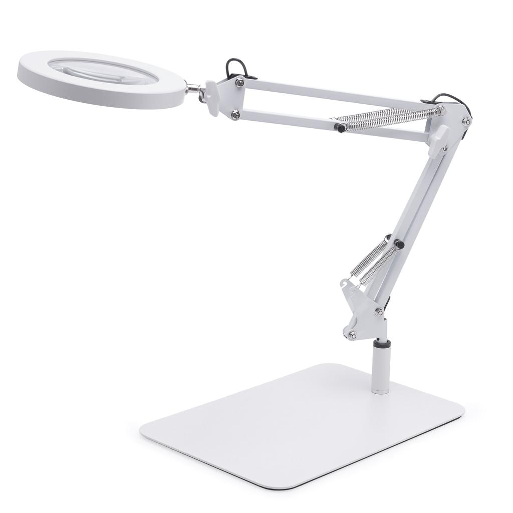 Lampa Kosmetyczna Biurowa Z Bazą Led Usb 12W + Adapter+ Uchwyt Stołowy 1