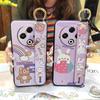 Dirt-resistant Anti-knock Phone Case For Tecno Spark30 4G/KL6 Silicone Anti-dust Phone Holder Wristband Ring Cute