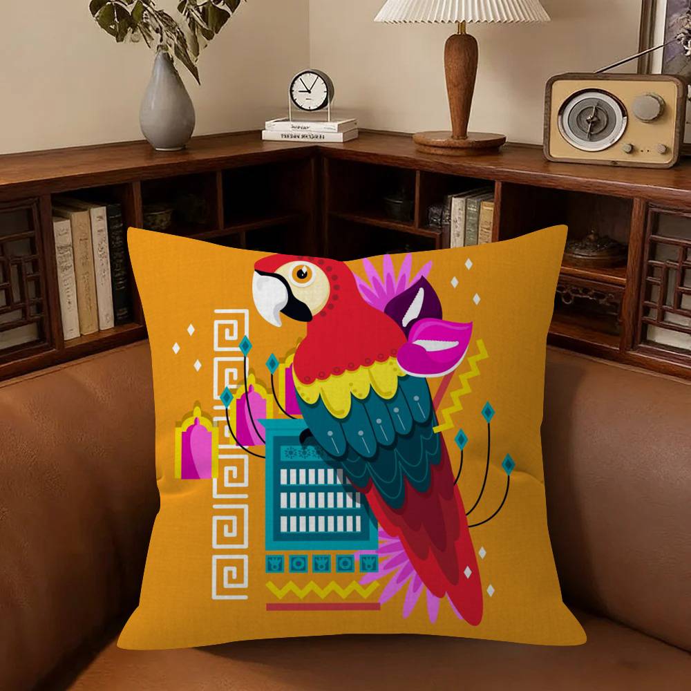 Vintage Landscape Colombia Pillowcase Toon Gift Cushion Cover Bedroom Home Sofa Chair Seat Decor Pillow Case