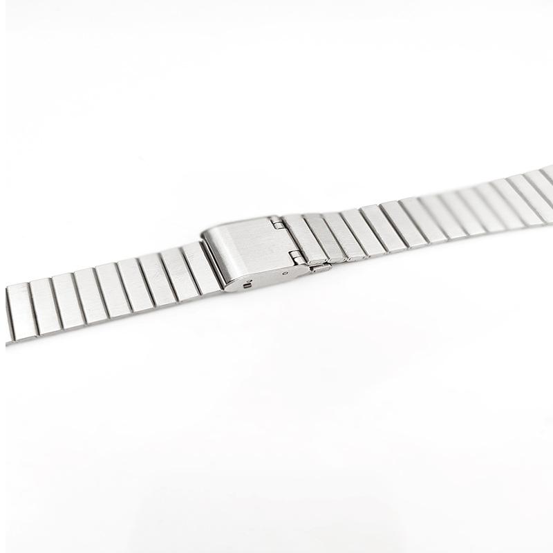 Ersatzarmband aus Edelstahl für Uhrenmodelle A158/A159/A168/F91/W-217