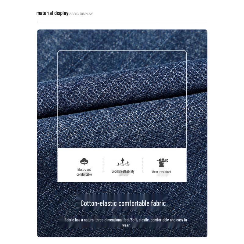 TRIES Men's Washed Whiskered Straight Leg Denim Jeans