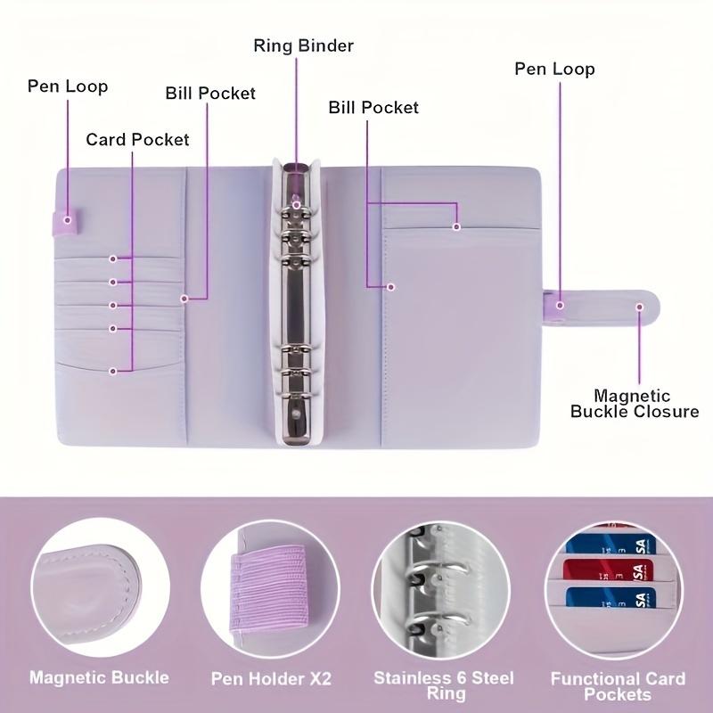 100-Day $5050 Money Saving Challenge Coin Envelope Budget Storage Book - Develop Good Savings Habit, Made of Durable Plastic Material