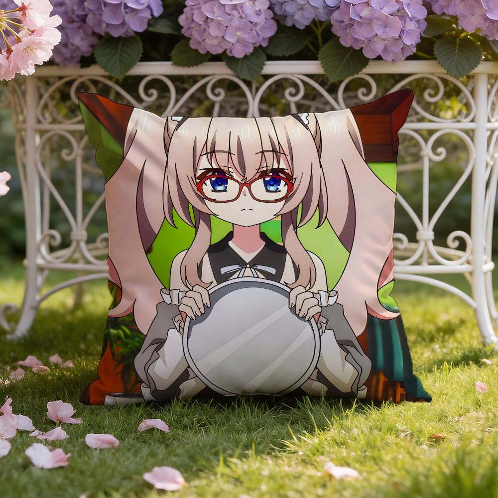 Anime 9-nine- Ruler's Crown Cushion Cover Home & Car Dual-Scene Pillow Cover: Reversible for Premium Comfort