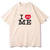 ILLIT I Heart Me T Shirts ILLIT Girl Band T-shirt Summer Cotton Women Men Tee Graphic Printing Fashion Top High Quality Clothes