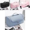 Travel Hair Dryer And Curling Iron Organizer Pu Storage Bag For Bathroom And Vacation Use