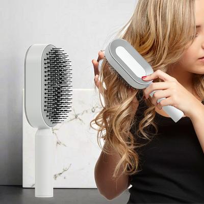 Professionelle 3D-Luftkissen-Massagebürste, Selbstreinigend, Ionisch, Antistatisch, Haarglättkamm für Damen, Langlebiges Nylon