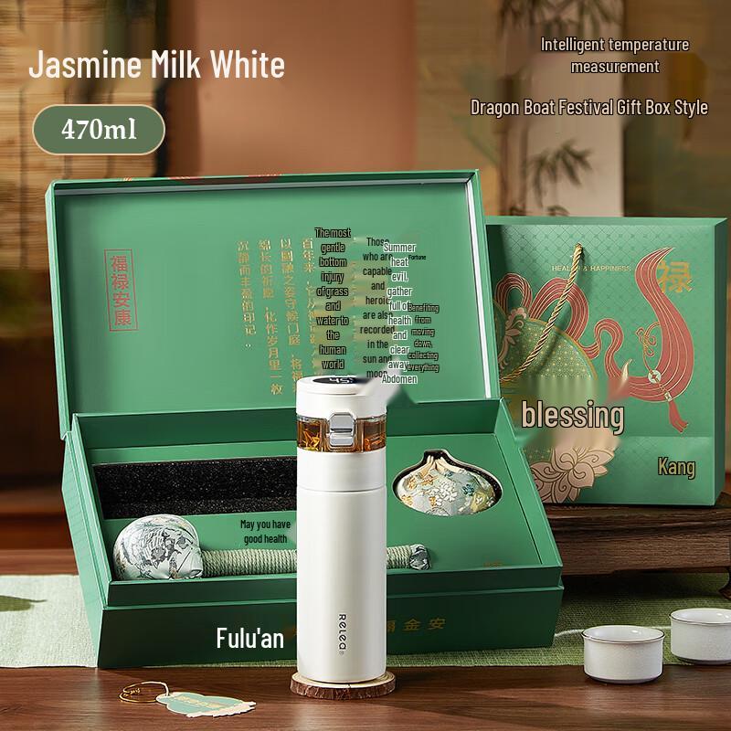 WUSHIWUSHI Smart Stainless Steel Tea Infuser Thermos