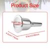 Professional Brass Silver Plated Tuba Mouthpiece Portable Rustproof Trombone Mouthpiece For Amateurs Musician Starters