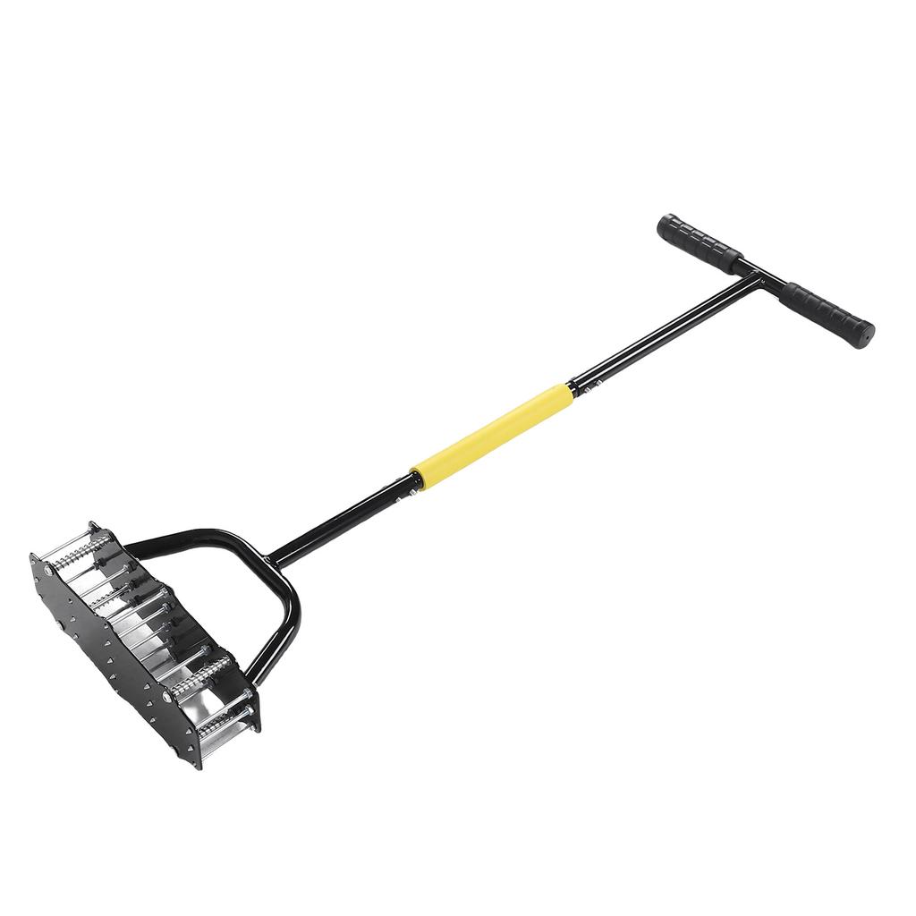 Spring Lawn Aerator Spike Tool Carbon Steel 17 Spikes Grass Aerator Tool for Garden