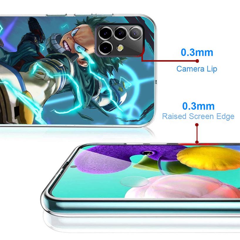 My Hero Izuku Deku Phone Case For Samsung Galaxy A17 A16 A15 A14 A13 A57 A56 A55 A54 A53 A37 A36 A35 A34 A33 A26 A25 A24 A23 Gal