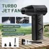 Mini Turbo Jet Fan Electric Air Duster with 3 Gear Adjustable 1000000RPM Wind Speed 68m/s Car Computer Cleaning Blower Tool