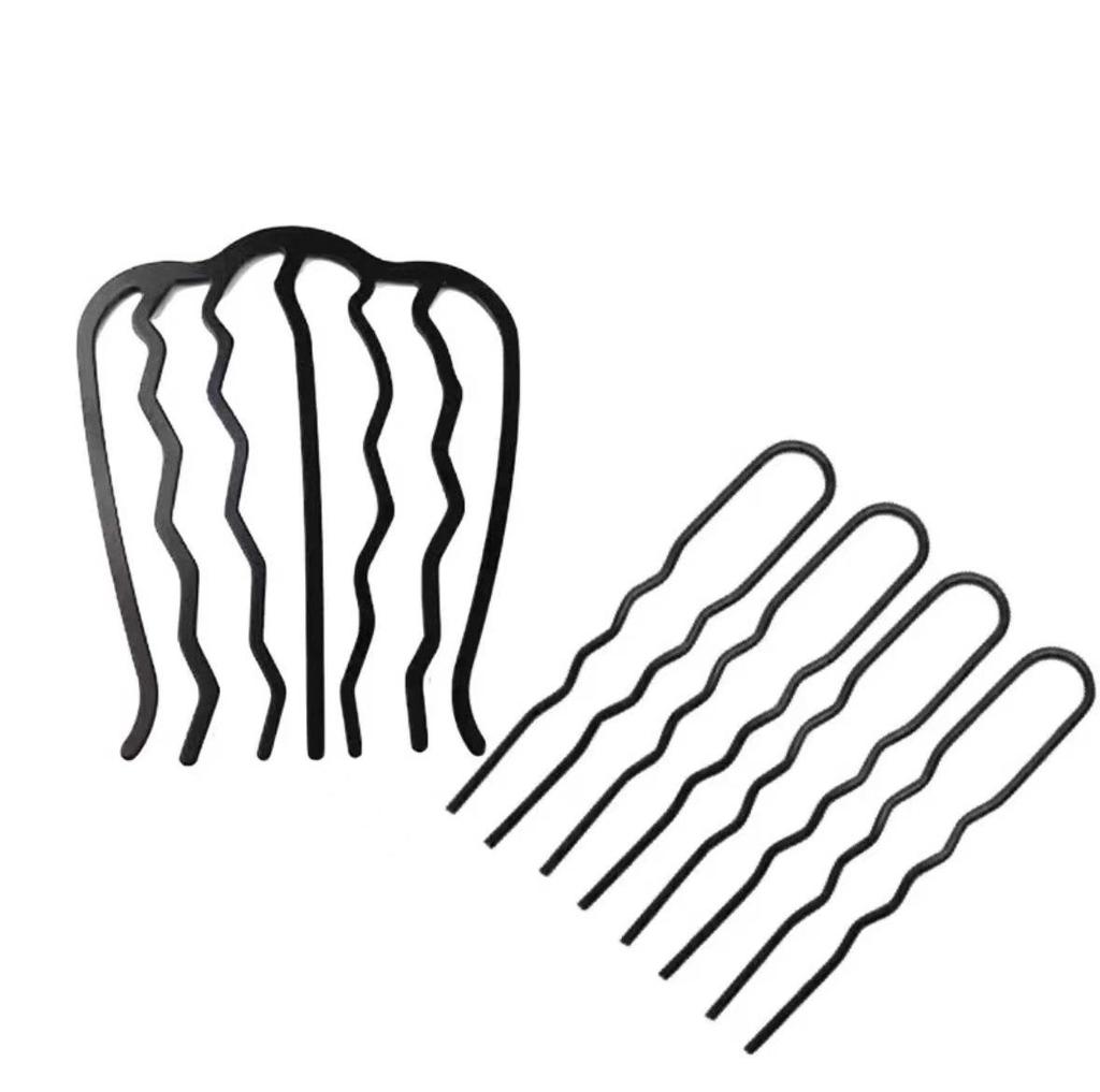 Popular 6-Piece Hair Braiding Tool Set with Flower Bud Design