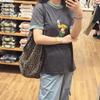 Niche Fashion Leopard Print Design Handbag Women'S Retro Versatile Shoulder Underarm Bag Large Capacity Tote Bag Tide