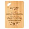 Cutting Board - PLANETEE - A Sami Also Great - Bamboo - 30 X 20 X 1 Cm - Hole Ø24 Mm