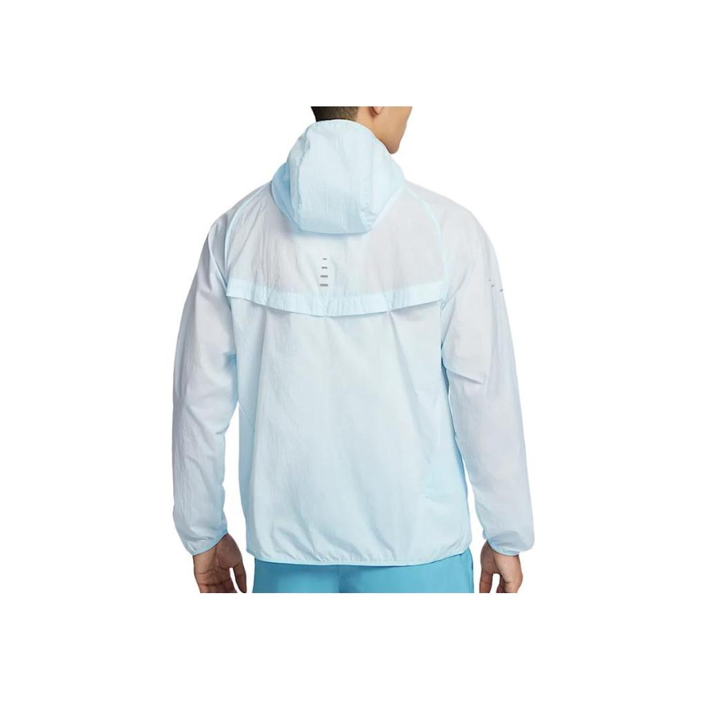 Nike Logo Zip-Up Long Sleeve Jacket Men Jackets Blue HV4549474