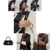 Fashionable Pu Leather Small Square Shoulder Bag For Women Trendy And Retro
