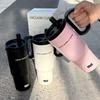 Large Capacity Handle Straw Tumbler, 316 Stainless Steel Insulated Cup for Car Cold & Hot Drinks
