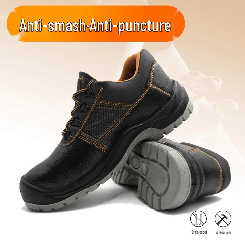Yinghao Men's Safety Shoes: Durable, Anti-Smash, Anti-Puncture, Wear-Resistant Footwear for Construction Workers