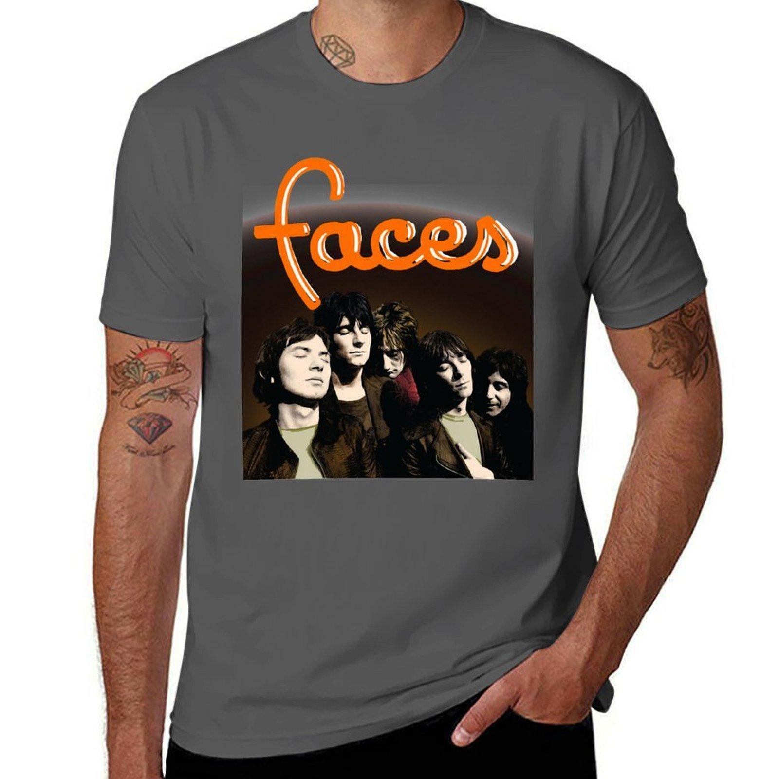 

Faces TShirt Fashion Pattern Printed Tee Shirt 4XL