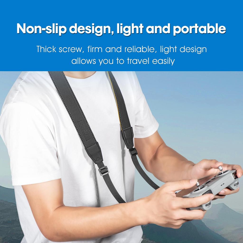 Pasek na ramię kontrolera DJI RC PRO, skórzany smycz na szyję, regulowana lina do akcesoriów do pilota drona DJI Mini 3 PRO