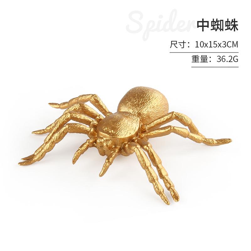Simulated Insect Animal Model Gold Edition Mini Monarch Fairy Scorpion Bee Insect Set Toy