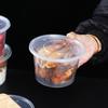 Disposable Transparent Plastic Food Containers with Lids