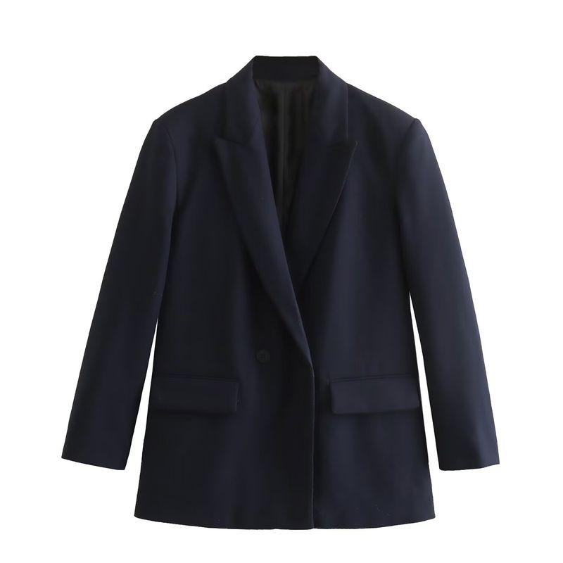 Araltay New Arrival Fashion Style Women's Clothing Fashion All-Match Pure Color Profile Double Breasted Suit Outwear 2753122