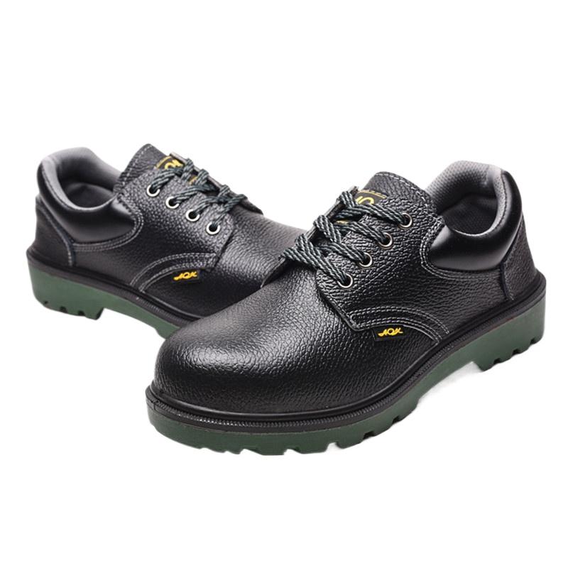 Labor Insurance Shoes,  Puncture-proof,Oil-resistant, Acid-resistant and Alkali-resistant, Lightweight and Wear-resistant Cowhide Work Shoes