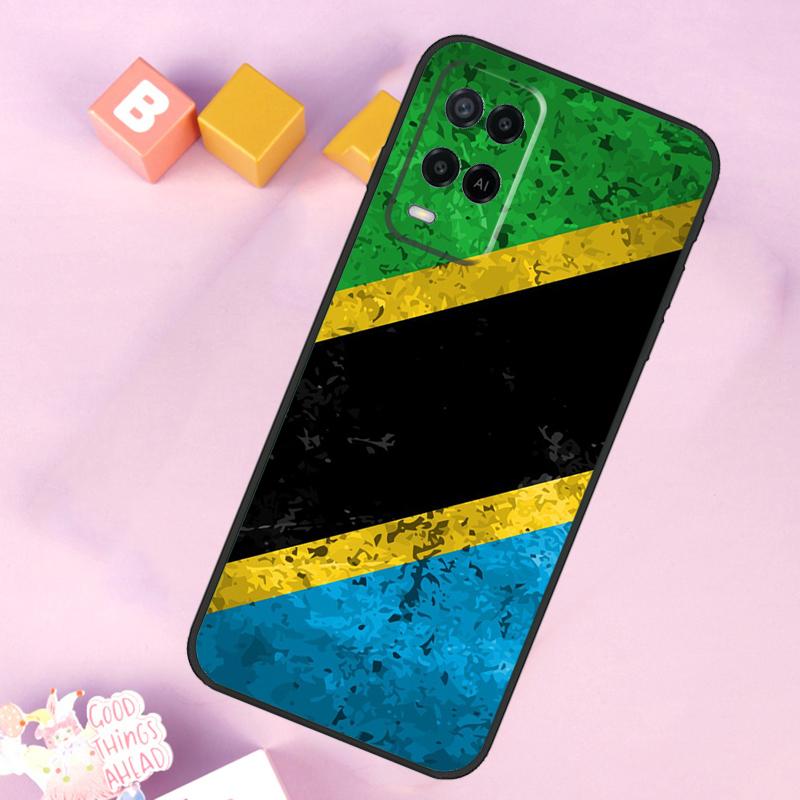 Tanzania National Flag Case For Oppo A98 A78 A18 A38 A58 A74 A94 A54 A15 A17 A57 A6 A5 Pro A16 A76 A96 A40 A60 A80