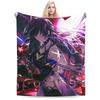 Anime Honkai Star Rail Acheron All Season Fleece Blanket Throw Ultra Soft Flannel Blanket Digital Printed Premium Fluffy Fleece