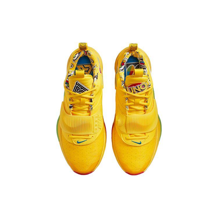 UNO X Nike Zoom Freak 3 NRG EP 50th Anniversary - Yellow Unisex Sneakers Yellow-Zest Black White DC9363-700