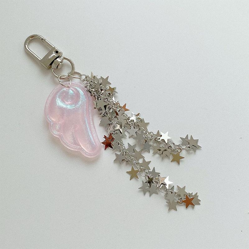 

Брелок Крыло Ангела Звезда для Женщин Шармы для Сумки Подвеска для Сумки Дизайн Звезды Аксессуары для Сумки Подвеска для Телефона