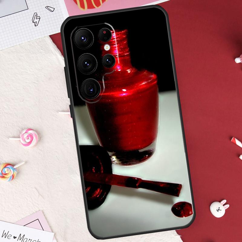 Nail Polish Bottles Collection Case For Samsung Galaxy S26 Ultra S20 S21 S22 S23 S24 S25 Ultra S10 Plus S25 FE Cover Shell