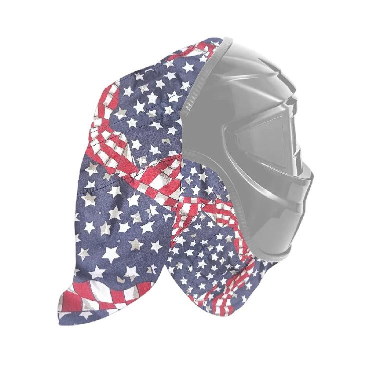 1 Sets of Welded Helmet Covers and Helmet Bib Sets, with Welded Accessories Featuring a Press Fit Seal To Protect the Neck, Suit