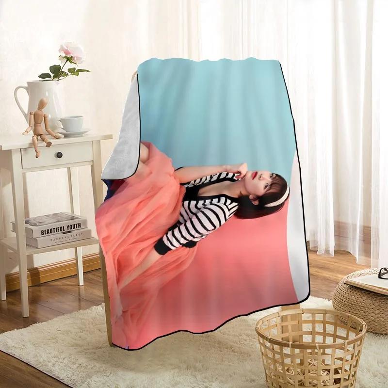 Modern Popular LABOUM KPOP Girl Blanket On For The Sofa/Bed/Car Portable 3D Blanket For Kid Home Textile Fabric 1009