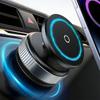 Upgraded Foldable Magnetic Car Phone Holder – N52 Magnet 360° Rotatable Dashboard Suction Cup ABS with Extra Mount Pad & Wrench