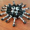Stainless Steel Oil Bottle Spout Pourer Mouth With Stopper Flask Dry Red Wine Pot Bottle Bar Supplie