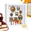 DIY Mini Museum Silhouette Box Family Memory Museum Silhouette Case Shadow Box Picture Frame Display Frame Shadow Box