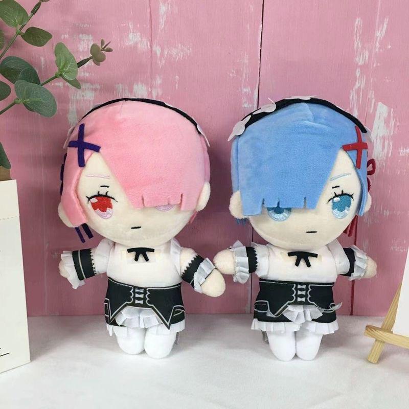 Anime Re:Zero Starting Life In Another World Rem Plush Dolls 20Cm Plush Toys Cute Soft Ram Stuffed Pillow Dolls Birthday Gift