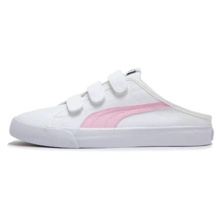 Puma Bari Mule Low Top Skate Shoes Unisex Shoes White Pink 394289-03