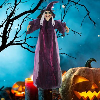 1/2/3/5 Stück Autoanhänger Halloween Hexe Außendekorationen mit Schlüsselband Einfach aufzuhängen Ornament Hängend Spukhaus Grusel Requisite