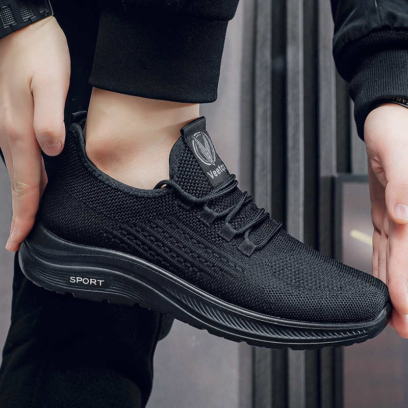 Fashion Thick Bottom Autumn-spring Sneakers For Man Woven Shoes For Man Luxury Shose For Mens Sports Maker Fitness Footwear Tenys