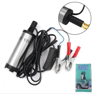 12V Elektrische Autopumpe Tragbare Kraftstoffförderpumpe Wasseröltransfer Betankungstauchpumpe Für Dieselwasserpumpe