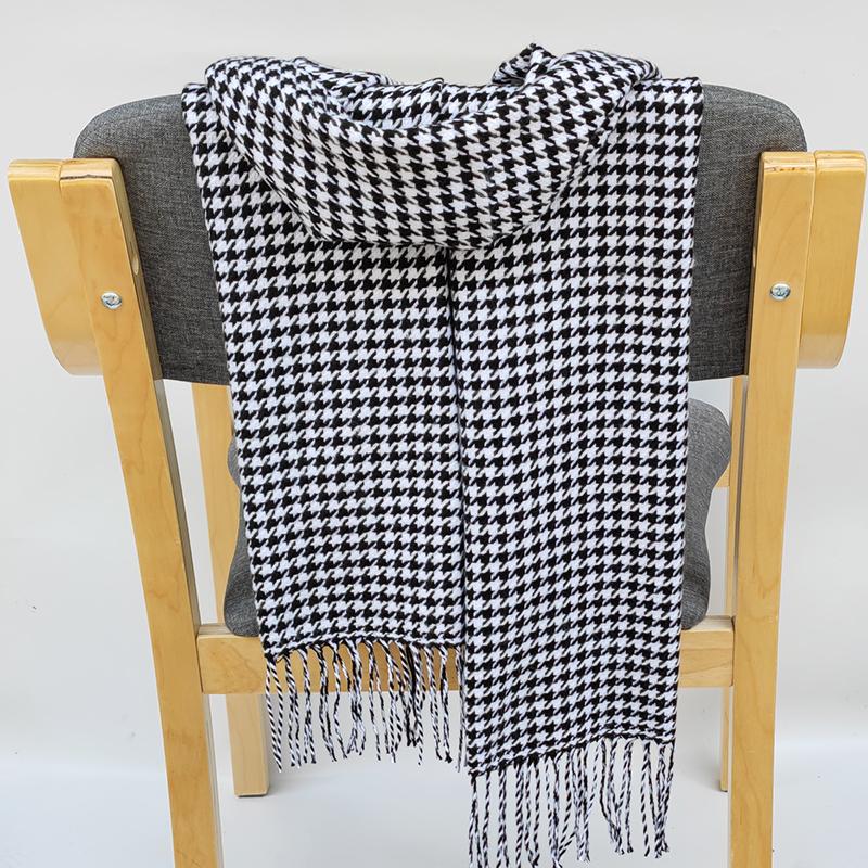 180*35cm new  Men Scarf Women With Tassel Color Lattice Cashmere muffler Thinker Autumn Warm Female Shawl Long Couple