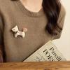 2026 New Style Year of the Horse Red Brooch for Women: Small Horse Pin for Coat or Scarf Decoration