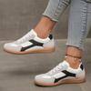 Large Size Women's Shoes Autumn New Fashion Lace Up Low Help Non Slip Board Shoes Lightweight Comfort Soft Sole Casual Sneakers