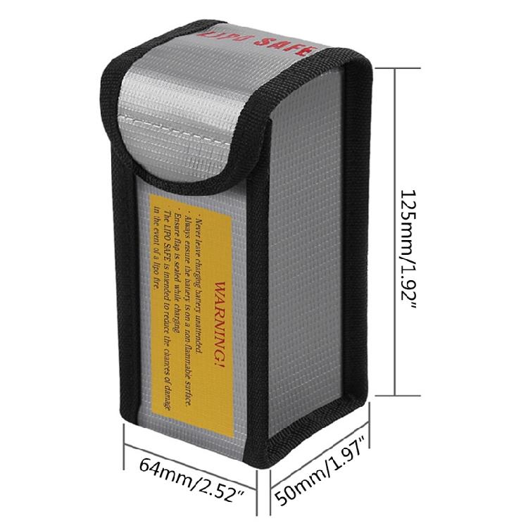 2 Pezzi Sacchetti Ignifughi Lipo Safe Contenitore di Stoccaggio Custodia di Protezione LiPo