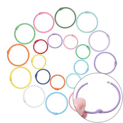 30/43mm Brelok Kolorowy Otwarty Pierścień Klamra Brelok Łącznik Zapięcia Do DIY Biżuteria Making Supplies Akcesoria Breloczek