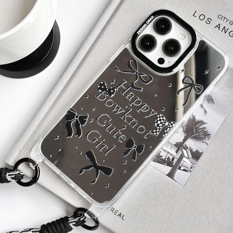 Zhitai Lanyard Mirror Case for iPhone 12-16 Pro/Pro Max