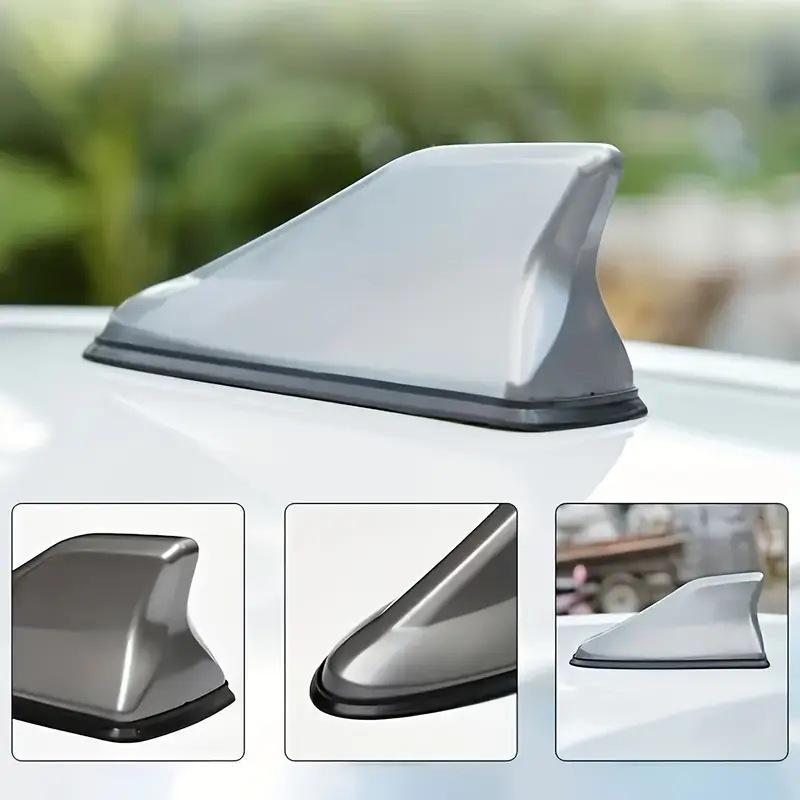 Second Gen Car Shark Fin Roof Spoiler Antenna: FM/AM Radio Signal with Rubber Base